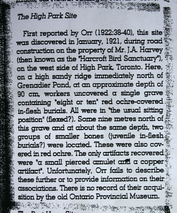 Orr Report on Burial Mounds